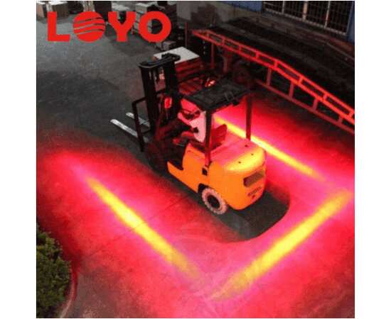 Маркерный фонарь 18W LOYO FORK LINE RED  красная линия