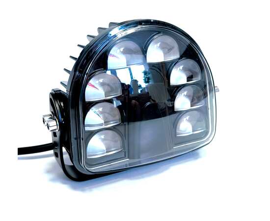 Маркерный фонарь 25W красного цвета (подкова) 7009D-25W ( 9-80V )