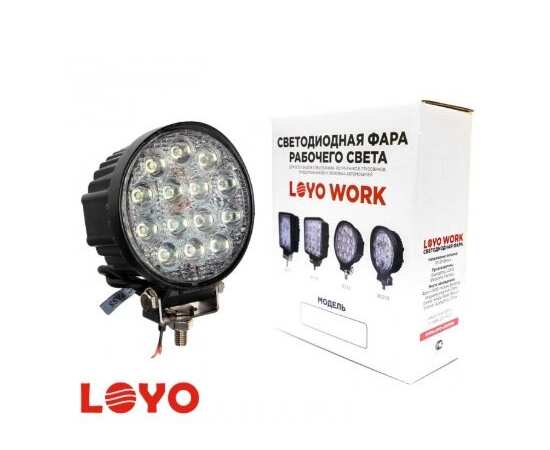 Светодиодная LED фара 42W - Ближнего (Рабочего) света, LOYO WORK 8042 (светодиоды Epistar)