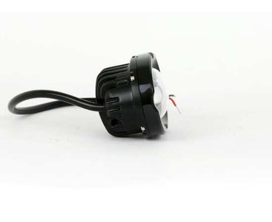 Маркерный фонарь 15W - Синяя полоса,  9016, 10-80V