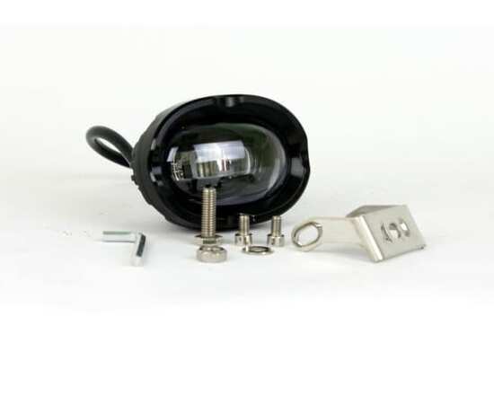 Маркерный фонарь 15W - Синяя полоса,  9016, 10-80V