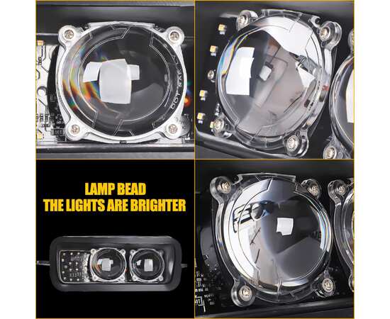 Надфарники Lada Niva 50W - LY-LD-DRL001 -  Противотуманный свет,  DRL (ДХО), Поворот. (НИВА 1995-2019) 3000Lm