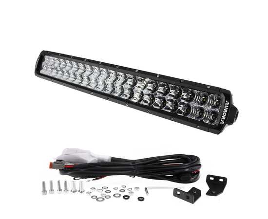 Балка Изогнутая Aurora 200W - ALO-D5D1-20C - Комбинированный свет, 60,5 см (светодиоды Osram) 7014Lm, изображение 6