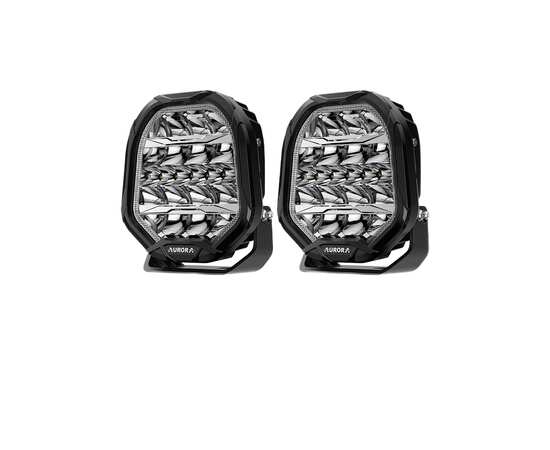 Светодиодные фары AURORA 270W - ALO-P-R-9-R11Y-AW - Комбинированный свет (белый свет) + ДХО (Желтый