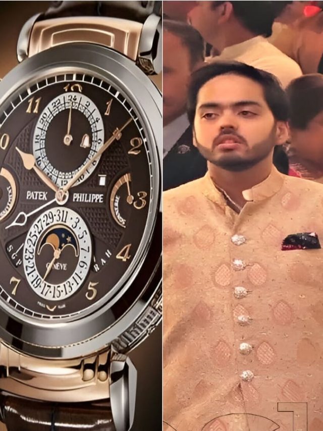 You can buy 20 houses for the price of Anant Ambani's watch