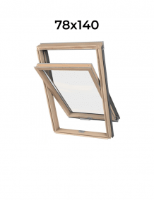 Окно мансардное двухкамерное KAA B1500 DAKEA® 78x140