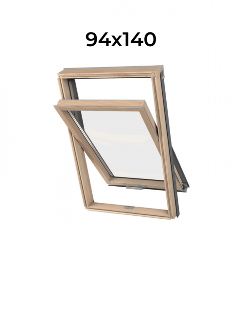 Окно мансардное двухкамерное KAV B1500 DAKEA® 94x140