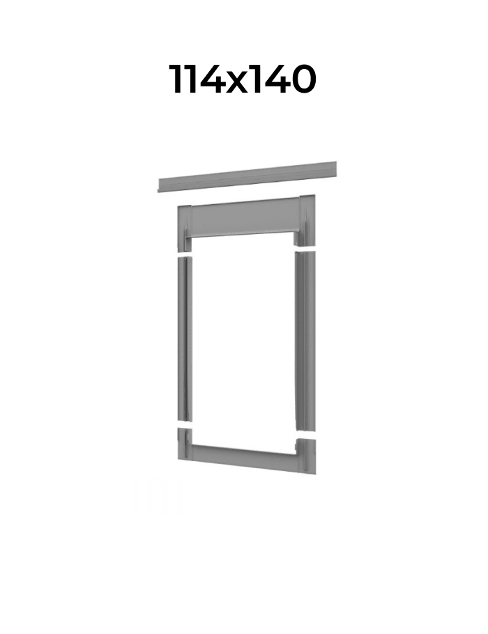 Оклад для плоской кровли KSF DAKEA® 114*140