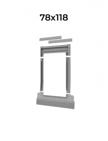 Оклад для профилированной кровли KTF DAKEA® 78*118