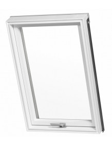 Мансардное окно, однокамерный стеклопакет, тонкая рама-9см RoofLITE+ SLIM PINE 55*98