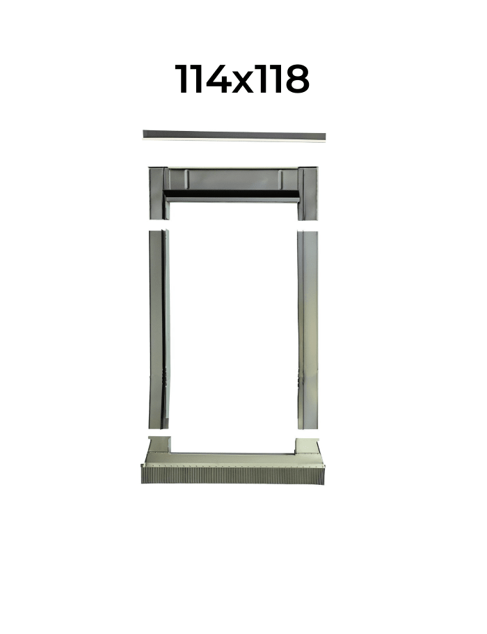 Оклад д/окна EDS Rx200 ROTO с термоблоком д.плоск.кровли 114*118