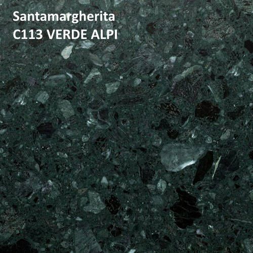 Кварцевый камень Santamargherita C113 VERDE ALPI