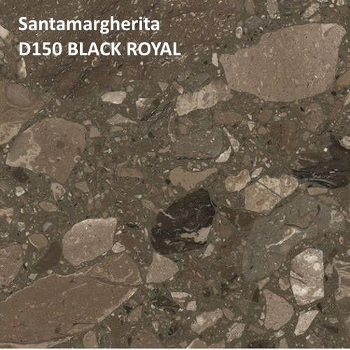 Кварцевый камень Santamargherita D150 BLACK ROYAL