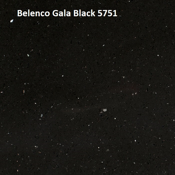 Кварцевый камень Belenco Gala Black 5751