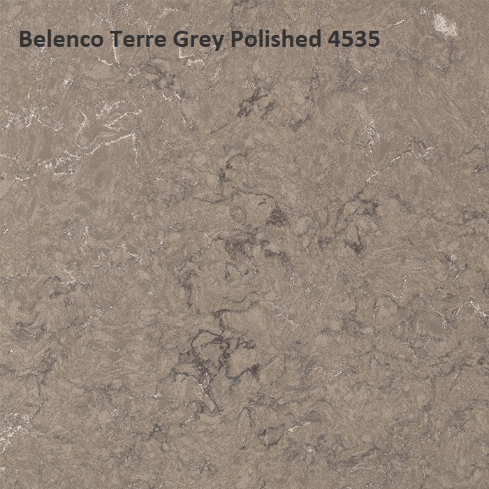 Кварцевый камень Belenco Terre Grey Polished 4535