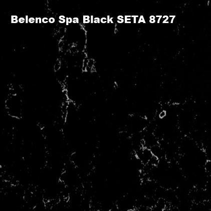 Кварцевый камень Belenco Spa Black SETA 8727