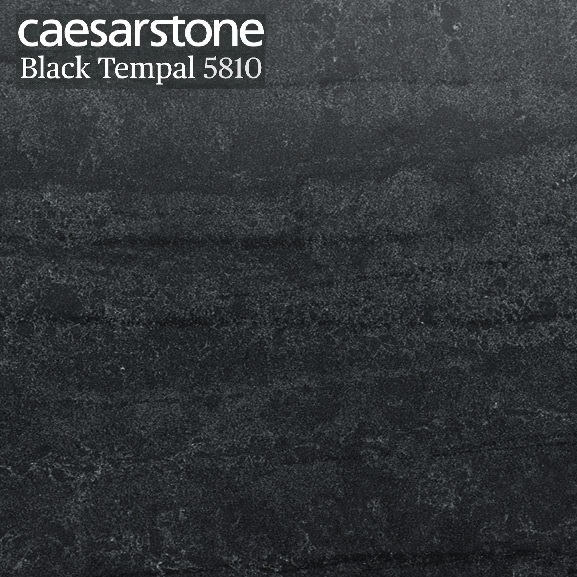 Кварцевый камень Caesarstone 5810 Black Tempal