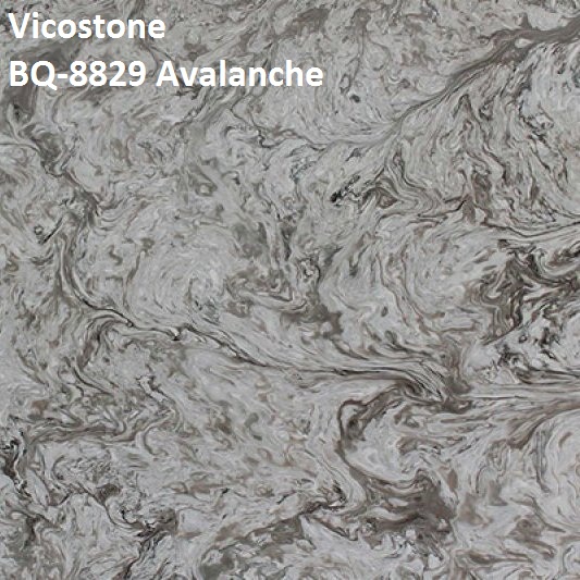 Кварцевый камень Vicostone BQ-8829 Avalanche
