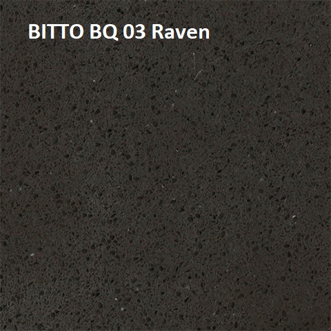 Кварцевый агломерат BITTO BQ 03 Raven