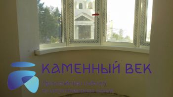 Подоконник из искусственного камня Grandex P-104 Pure White