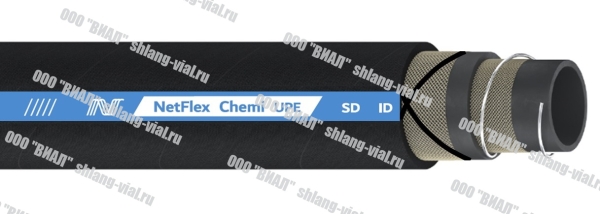 Рукав химстойкий напорно-всасывающий NETFLEX CHEMI UPE SD