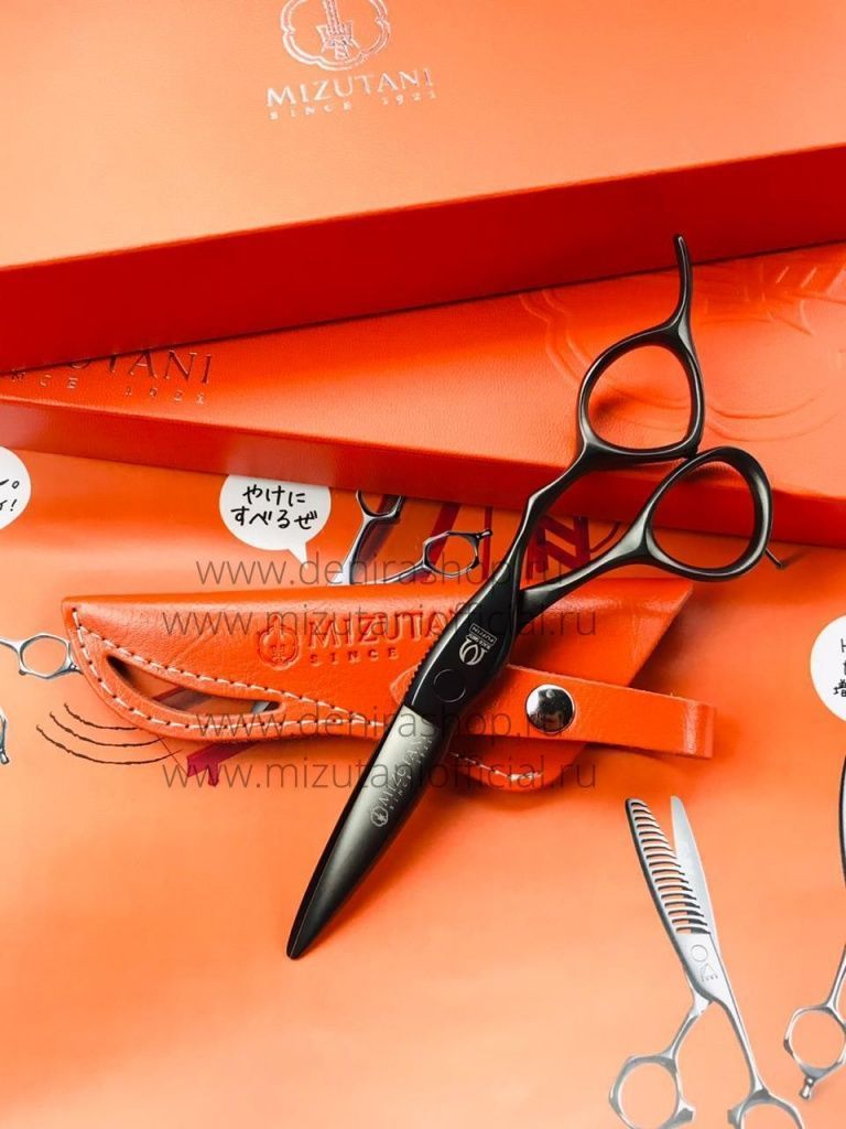 парикмахерские ножницы fit puffin 5.5 black edition картинка купить