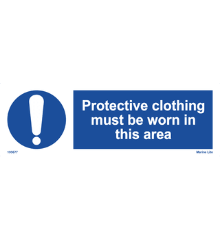 Protective Clothing Must Be Worn In This Area 195677