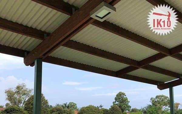 Vandal resistant solar bollard & shelter lights