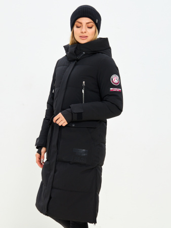 Женское зимнее мембранное пальто Azimuth Сибирская Снежинка 123/23874_20 Черный