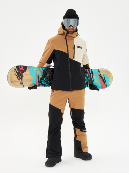 Мужской зимний мембранный горнолыжный / сноубордический костюм Alpha Endless Freestyler PRO 323/2822_19 Разноцветный + P 1К 832_19 Разноцветный