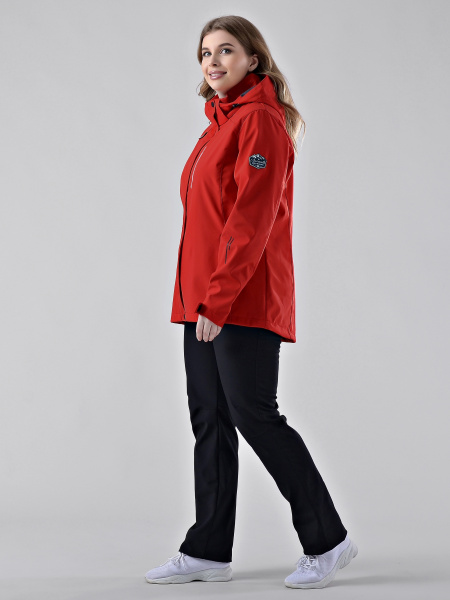 Женская куртка-виндстоппер софтшелл на флисе Azimuth БР 221/21836-1_210 Красный