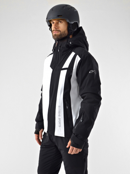 Mужская горнолыжная куртка Alpha Endless 223/1131_1 Белый-Черный