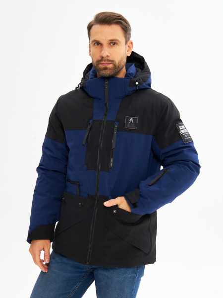 Мужская зимняя мебранная куртка Alpha Endless Cityscape 323/2620_22 Синий