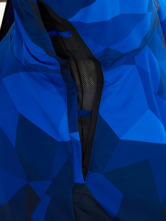 Мужской горнолыжный сноубордический костюм Alpha Endless Neon Crazy SNB 423/248_2 Разноцветный + P 224/001_7 Синий