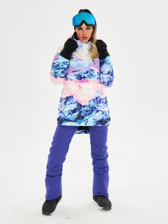 Женская горнолыжная сноубордическая куртка Alpha Endless Ultra Chaleur SNB 423/316_9 Разноцветный