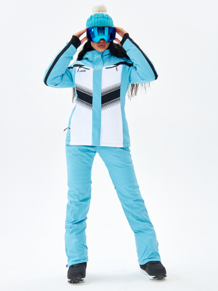 Женский горнолыжный / сноубордический костюм Alpha Endless Glacier Tech_1 Небесный / брюки 423/001_4 Небесный