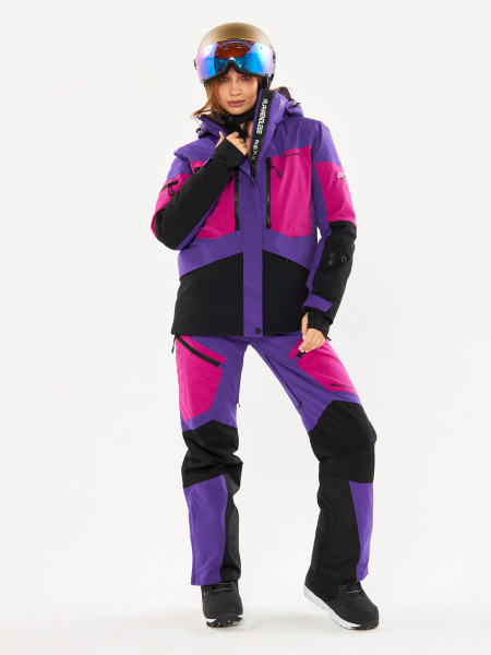 Женский мембранный сноубордический / горнолыжный костюм Alpha Endless Time Space PRO 323/2956_30 Разноцветный
