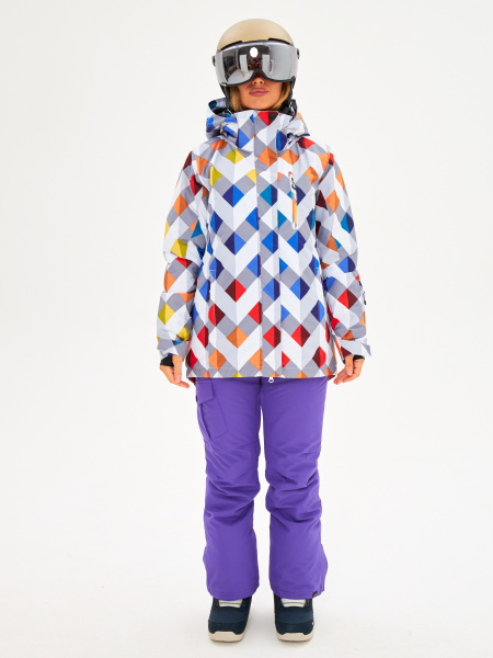 Женская зимняя сноубордическая куртка Alpha Endless Волшебное конфетти_003