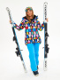 Женская горнолыжная сноубордическая куртка Alpha Endless Ultra Chaleur SNB 423/316_7 Разноцветный