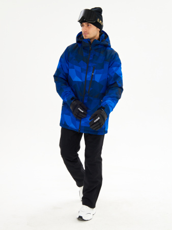 Мужской горнолыжный сноубордический костюм Alpha Endless Neon Crazy SNB 423/248_2 Разноцветный + P 224/001_1 Черный