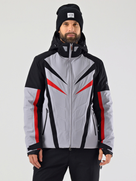 Мужская зимняя горнолыжная / сноубордическая куртка Alpha Endless 223/1919_9 Светло-серый