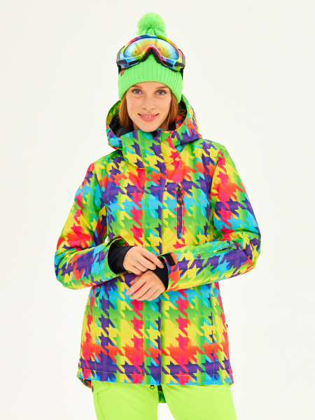 Женская зимняя сноубордическая куртка Alpha Endless Волшебное конфетти_006