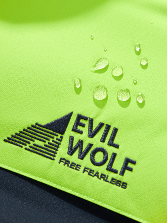 Мужской горнолыжный костюм Evil Wolf 68602 Темно-Зеленый + P 55001_1 Черный