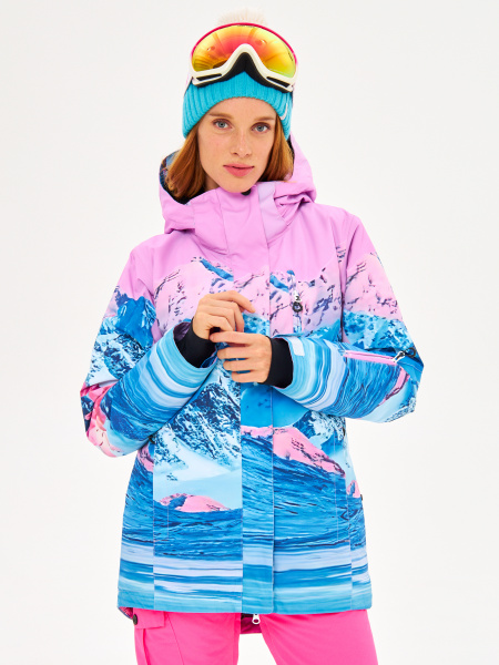 Женская зимняя сноубордическая куртка Alpha Endless Волшебное конфетти_011