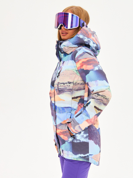 Женская зимняя сноубордическая куртка Alpha Endless Волшебное конфетти_009