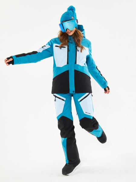 Женский мембранный сноубордический / горнолыжный костюм Alpha Endless Time Space PRO 323/2956_28 Разноцветный