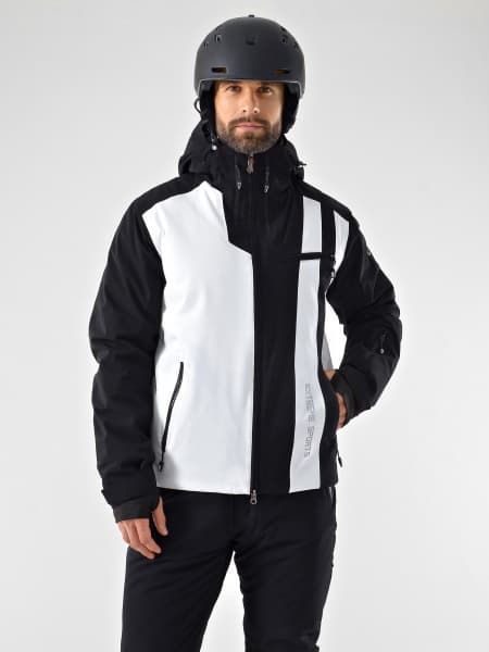 Mужская горнолыжная куртка Alpha Endless 223/1131_1 Белый-Черный