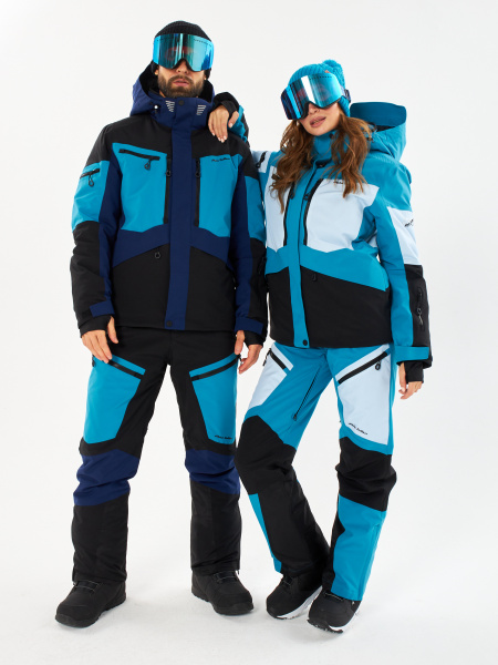 Мужской мембранный сноубордический / горнолыжный костюм Alpha Endless Time Space PRO 323/2823_22 Разноцветный