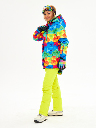 Женская горнолыжная сноубордическая куртка Alpha Endless Ultra Chaleur SNB 423/316_6 Разноцветный