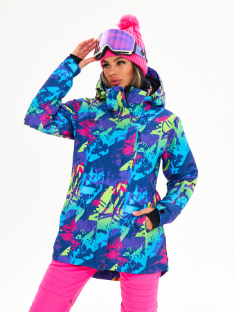 Женская горнолыжная сноубордическая куртка Alpha Endless Ultra Chaleur SNB 423/316_8 Разноцветный